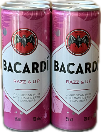Bacardi Razz & Up 4-pack