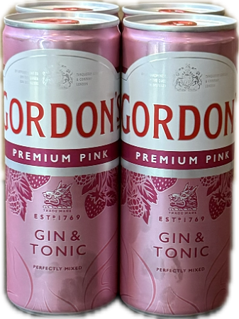 Gordon's Pink Gin 4-pack