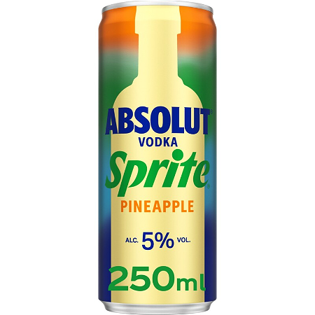 Absolute Vodka & Sprite Pineapple 🆕‼️