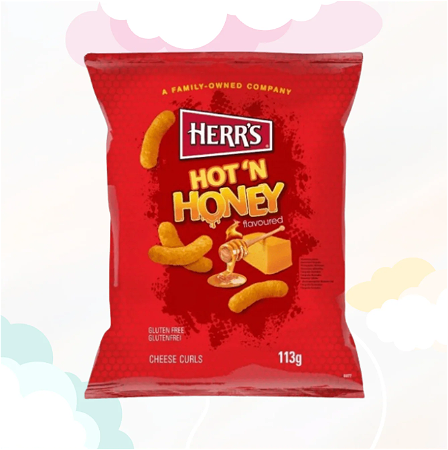 Herr's Hot Honey Cheese Curls