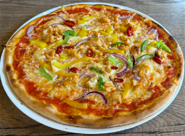 Pizza spicy chicken