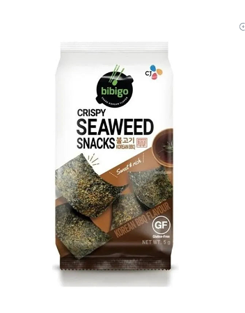 Crispy Seaweed Cracker | Korean BBQ Flavor