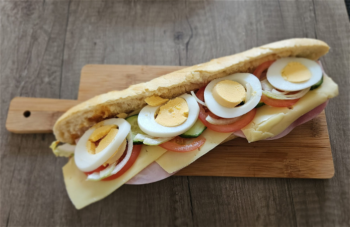 Super stokje ham en kaas gezond