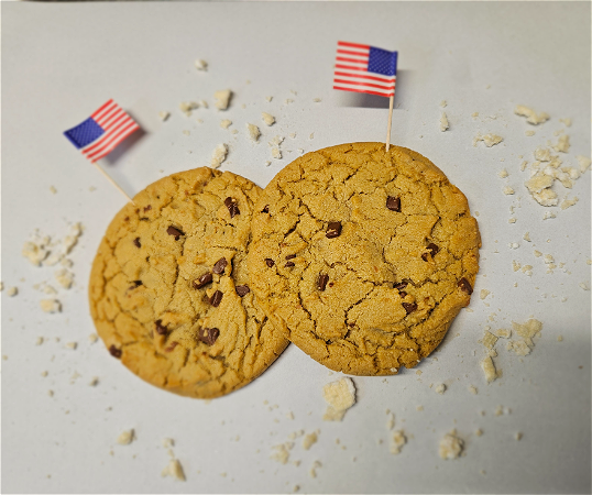 American chocolate cookie