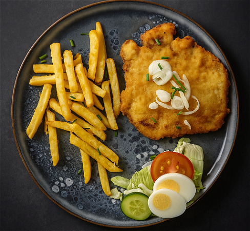 Schnitzel met friet