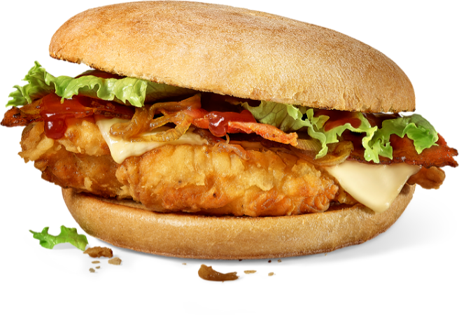 Mighty BBQ Chicken Burger