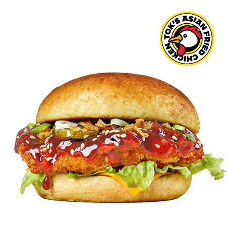 Sweet Sesame Chickenthigh burger 