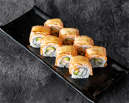 salmon cheese roll 8st.