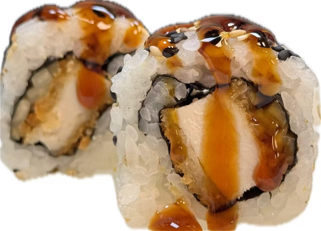 Teriyaki kip roll 8st.