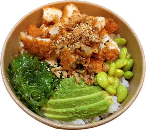 Chicken poké bowl