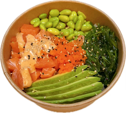 Spicy Salmon Poke Bowl
