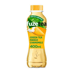Fuze tea Green tea Mango Kamille, flesje 400 ml