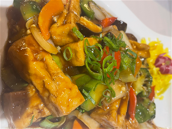 Tofu met groenten vegetarirch