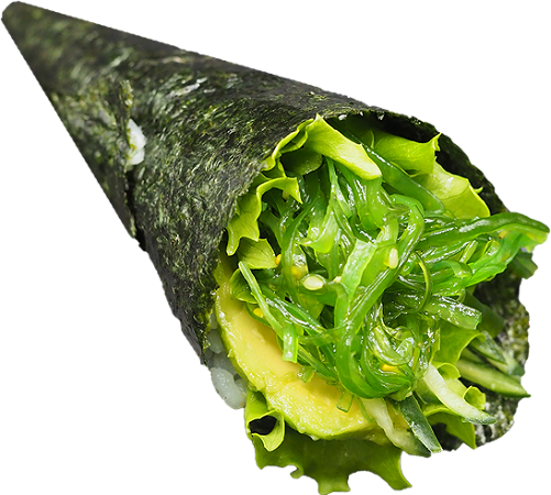 Wakame temaki 