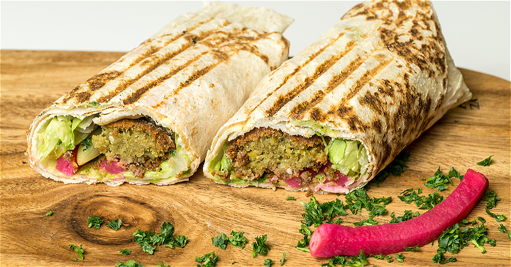 Wrap falafel
