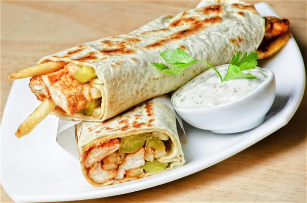Wrap shish taouk 