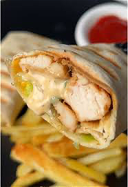 Wrap grillen chicken 