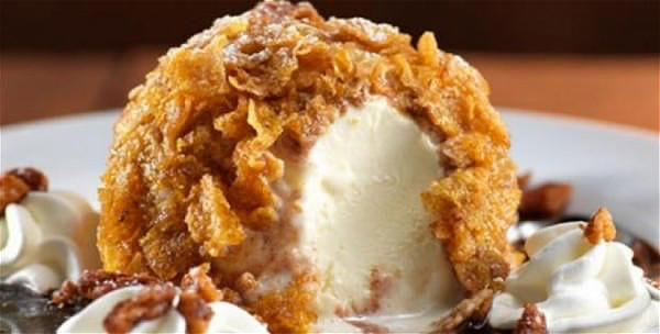Fried ice cream 