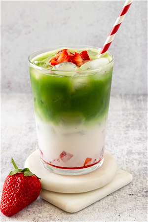 Matcha starwberry