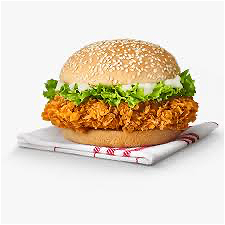 Zinger burger chicken 