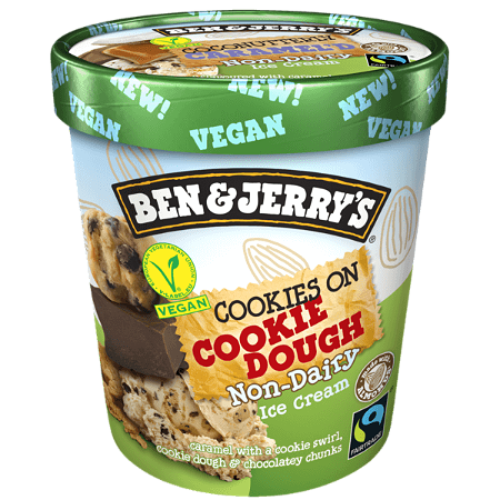 Ben & Jerry's Cookies on cookie dough non-dairy