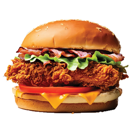 Supreme crispy chicken burger