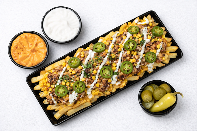 Shawarma cheese fries