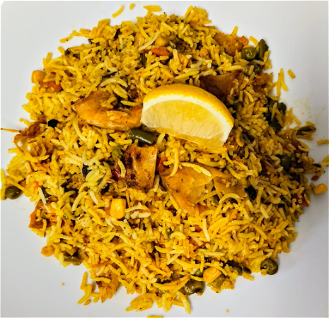 Vegan Kip Biryani