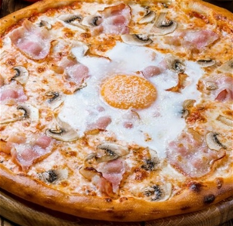 Pizza carbonara speciaal
