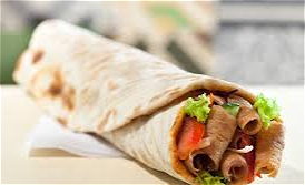 Dürüm / wraps döner Kalf