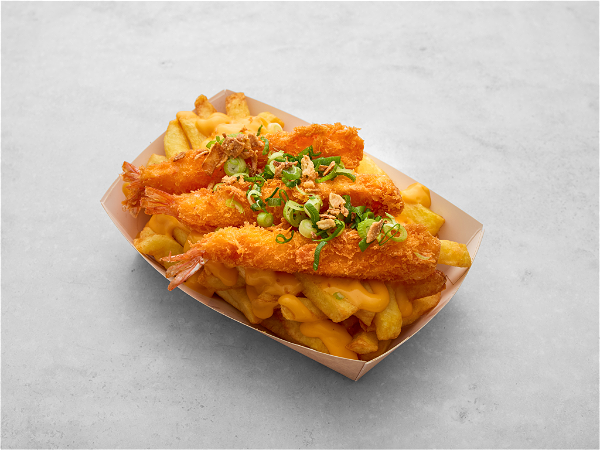 Loaded fries Ebi fry