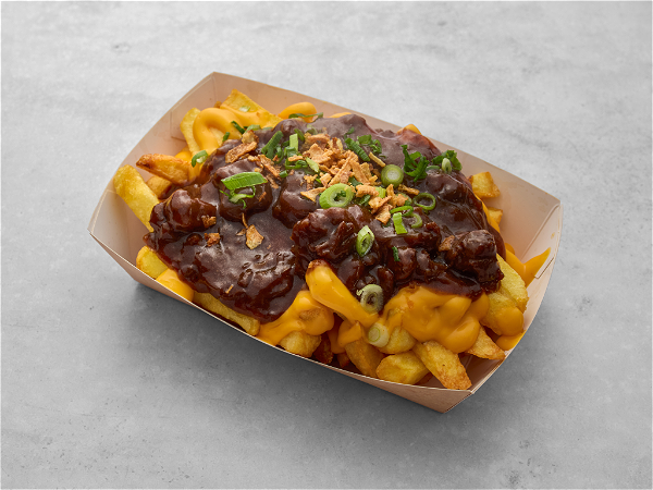 Loaded fries stoofvlees
