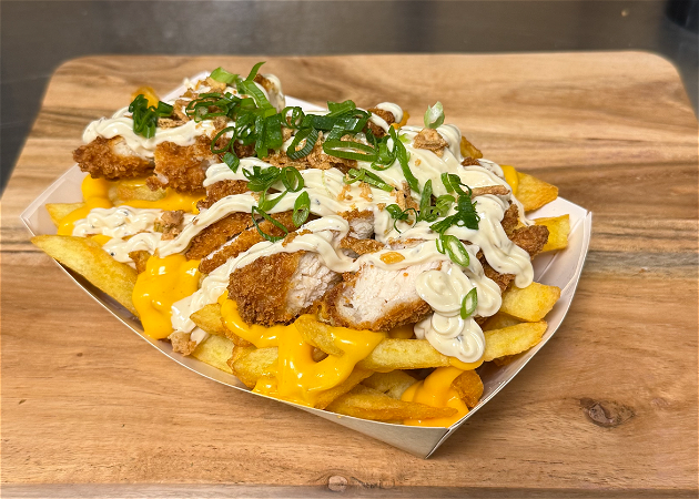 Loaded fries Truffle chicken