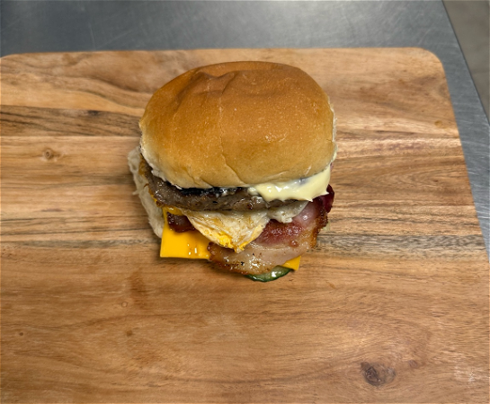 Broodje Bacon Cheeseburger Speciaal