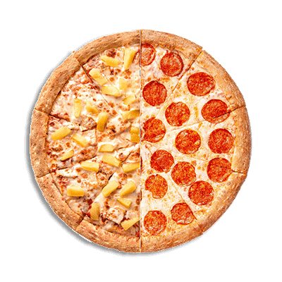 Pizza half-half