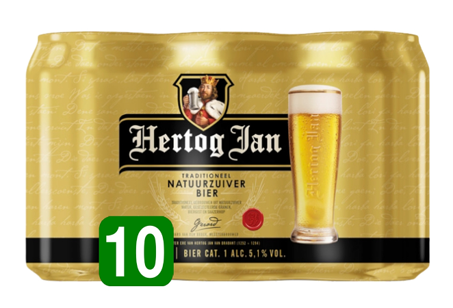 Hertog Jan Pils 10-pack blik