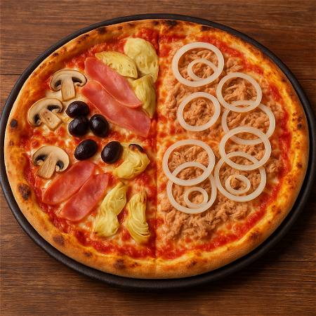 Pizza half/half