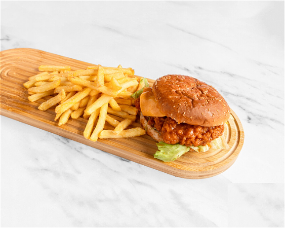 Spicy Dip Chicken Burger Menu