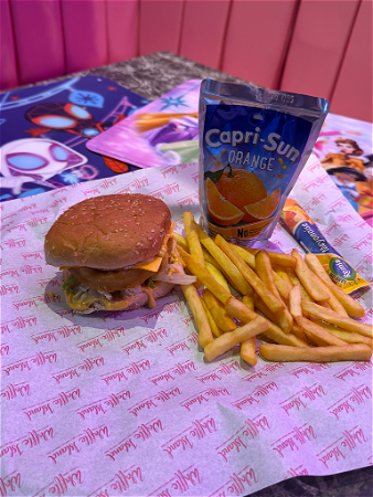 Chicken Burger Kids Menu