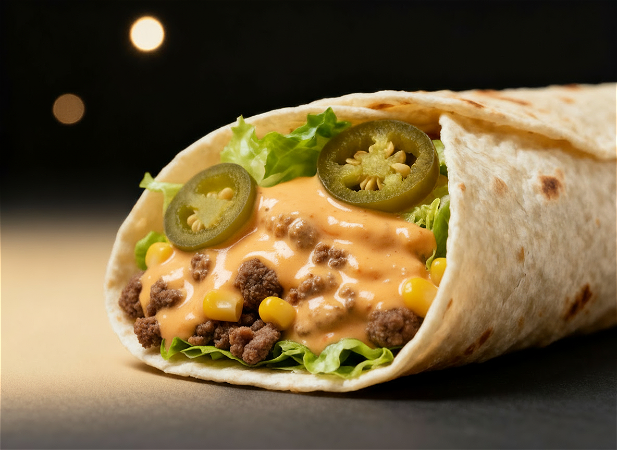 Creamy Beef Wrap