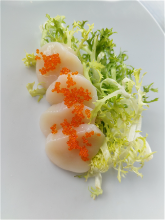 Coquille sashimi 4 stuks