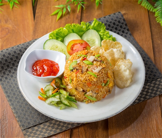 Nasi met groenten