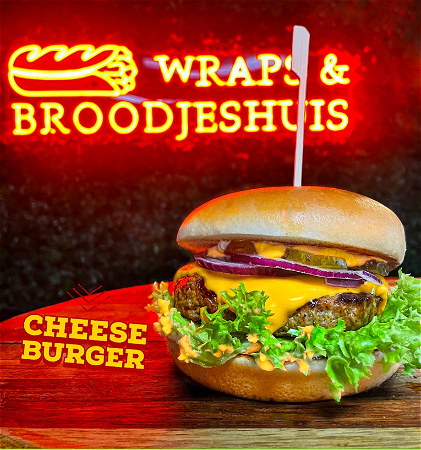BBQ Beef& Cheese Burger 