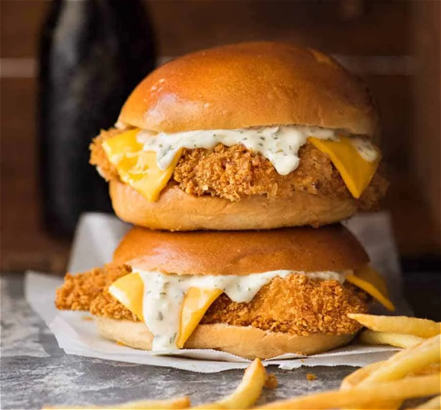Fish filet cheese menu