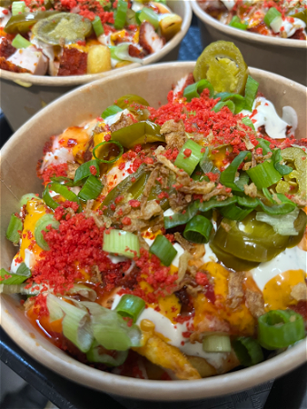Loaded fries Cheetos Blaze
