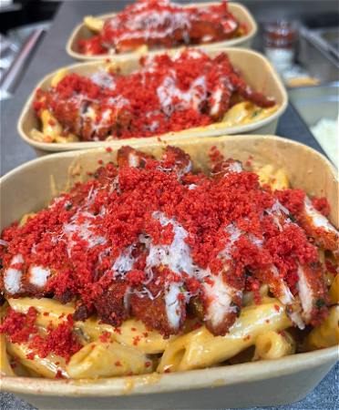 Pasta inferno Cheetos chicken (NEW)
