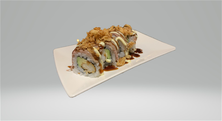 Ebi beef roll