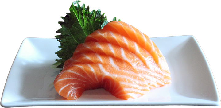 Salmon sashimi