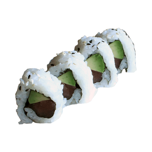 Avocado tuna maki