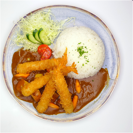 Ebi Fry Curry rice